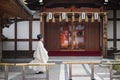 A shaman in Fushimi Inari Shrine