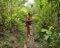 Shaman mentawai tribe traditional clothing