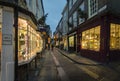 The Shambles at dusk, York Royalty Free Stock Photo