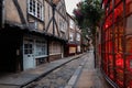 The Shambles, a famous medieval street in York Royalty Free Stock Photo