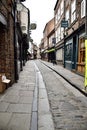 The Shambles, one of the best-preserved medieval shopping streets in Europe. York, UK. May 25, 2023.