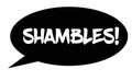 Shambles stamp on white