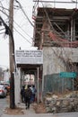 Shame on Development sign, Ossining, New York