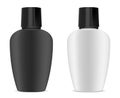 Shampoo Bottle. Cosmetic Package Mockup. Plastic