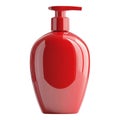 A shampoo bottle isolated against a transparent background Royalty Free Stock Photo