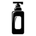 Shampoo dispenser icon , simple style
