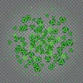 Shamrock background transparent