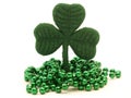 Shamrock and beads