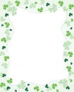 Shamrock Border Royalty Free Stock Photo