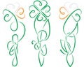 Shamrock Celtic Ireland knot Royalty Free Stock Photo