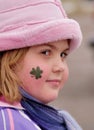 Shamrock on Cheek