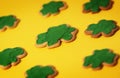 Shamrock cookie pattern