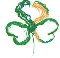 Shamrock Flag Irish St. Patrick`s Day