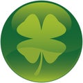 Shamrock icon ( Four leaf clover )