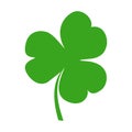 Shamrock icon on white background. Clover icon