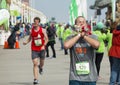 Shamrock Marathon Finish Line Royalty Free Stock Photo