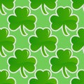 Shamrock seamless pattern