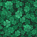 Shamrock seamless pattern