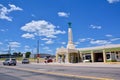 Art deco U-Drop Inn Conoco Station Tower Station on Route 66.