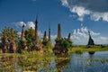 Forgotten time ancient ruins of Buddhist temples