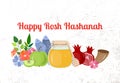 Rosh Hashanah. Jewish new year celebration