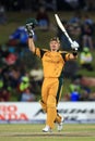 Shane Watson celebrates on his century Royalty Free Stock Photo