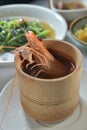 Shanghai bamboo shrimp soup