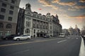 Shanghai the bund at dusk Royalty Free Stock Photo