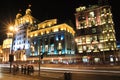 Shanghai Bund European ancient buildings of night Royalty Free Stock Photo