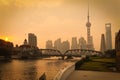 Shanghai Bund medieval garden bridge