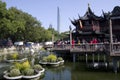 Shanghai Chenghuangmiao old city temple yuyuan garden Royalty Free Stock Photo