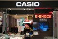 Facade of CASIO watch store