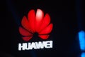 SHANGHAI, CHINA - AUGUST 31, 2016: The logo of Huawei company ab