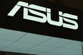 Close up ASUS store sign