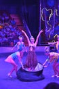 Shanghai circus show magic game Royalty Free Stock Photo