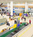 Pudong Airport baggage claim hall Royalty Free Stock Photo