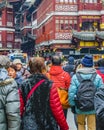 Commercial Old Street, Shanghai, China Royalty Free Stock Photo