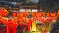 Shanghai, China - Feb. 2, 2016: Lantern Festival in the Chinese New Year( Monkey year).