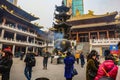 Jingan Temple the temple in the shanghai city