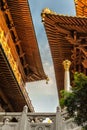 Historic Jingan Buddhist Temple in Shanghai, China