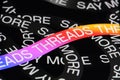 Threads app logo. Social media platform by Meta Royalty Free Stock Photo