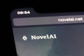 NovelAI brand logo on official website