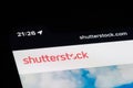 Shutterstock company brand logo Royalty Free Stock Photo