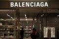 Front of Balenciaga clothing store