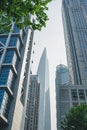 Modern buildings in Lujiazui Finance District, Shanghai, China Royalty Free Stock Photo