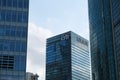 Citibank company logo on office building at Lujiazui, Shanghai.