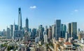 Panorama of Shanghai Pudong Skyline