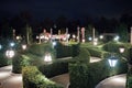 Alice in Wonderland Maze in Shanghai Disneyland, China. Royalty Free Stock Photo