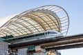 Shanghai Transrapid Maglev magnetic levitation train station in China