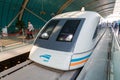 Shanghai Transrapid Maglev magnetic levitation train station in China